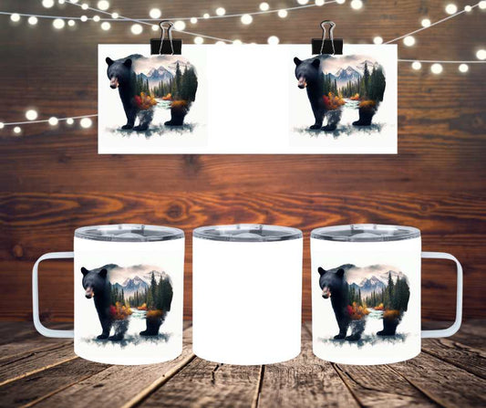 Bear 12 oz. Travel Mug