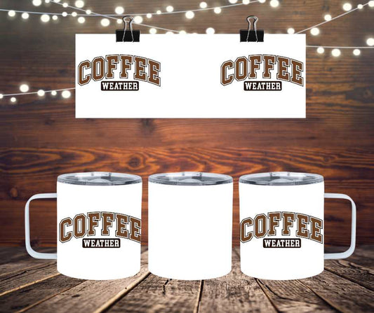 Coffee Weather 12 oz. Travel Mug