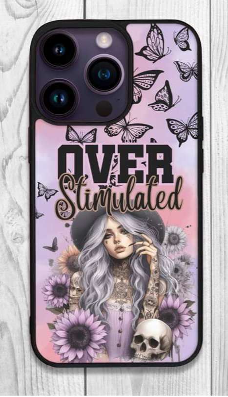 Over Stimulated Tumbler & Cell Phone Case Bundle