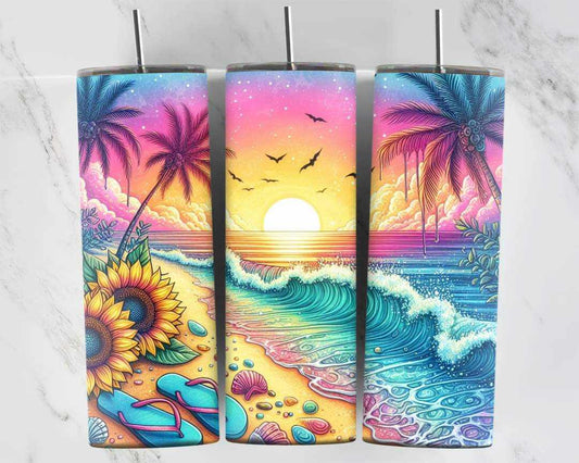 Beach Sunset 20 oz. Tumbler