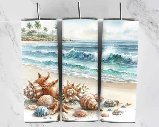 Beach Scene 20 oz. Tumbler