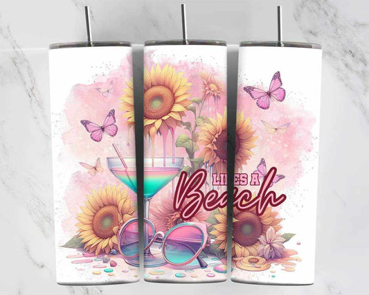 Lifes A Beach 20 oz. Tumbler