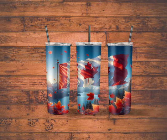 Canadian Flag 20 oz. Tumbler