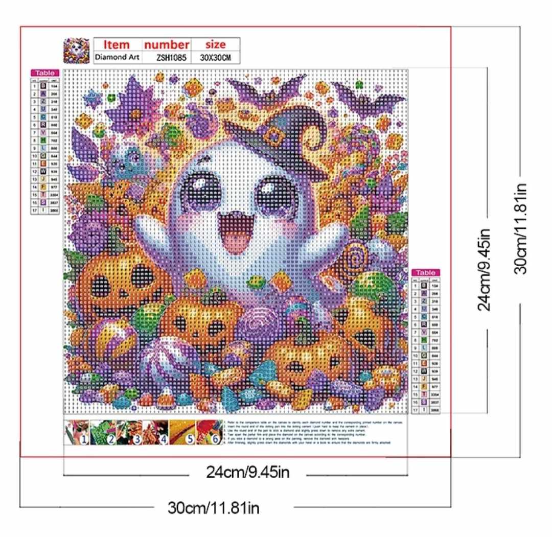 Halloween Ghost Diamond Painting Kit