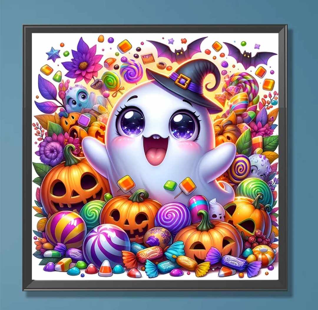 Halloween Ghost Diamond Painting Kit