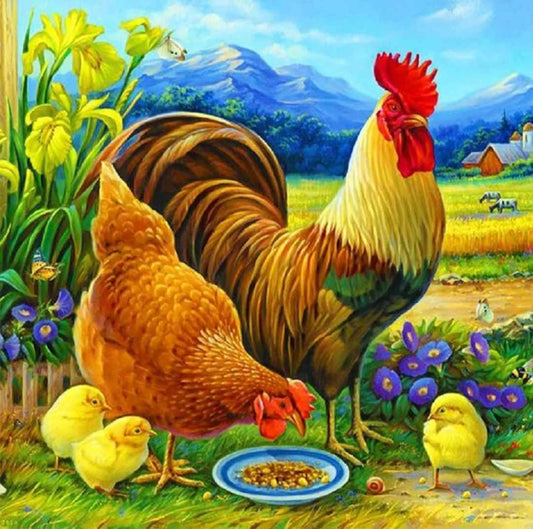 Rooster Diamond Painting Kit