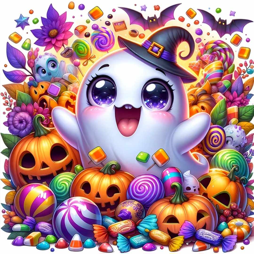 Halloween Ghost Diamond Painting Kit