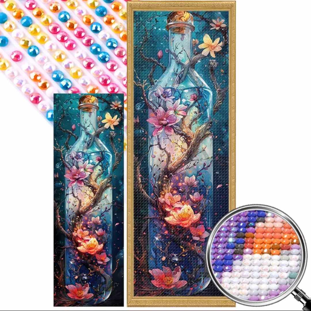 Flower Vase AB Diamond Art Kit