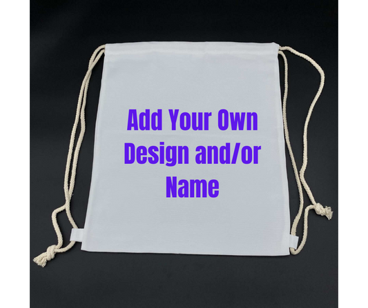 Personalized Drawstring Backpack