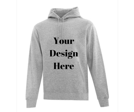 Custom Hoodie Sweater - Design on Front & Sleeve