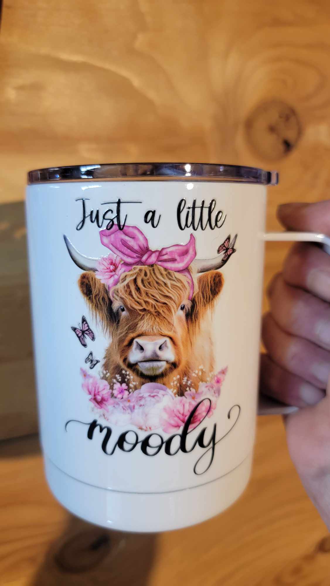 Just A Little Moody 12 oz. Travel Mug